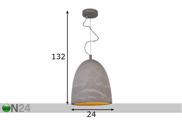 Подвесной светильник Stone Ø24 cm размеры