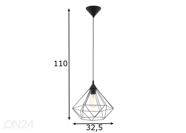 Подвесной светильник Tarbes размеры