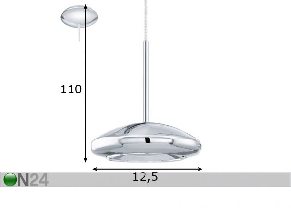 Подвесной светильник Tarugo LED размеры