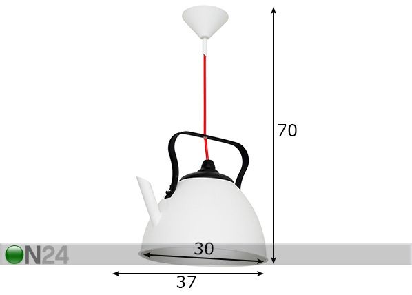 Подвесной светильник Tekane размеры
