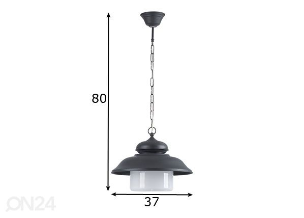 Подвесной светильник Tora GM Ø 37 см размеры
