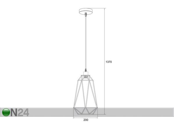 Подвесной светильник Torch размеры