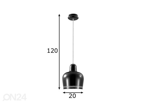 Подвесной светильник Valore размеры