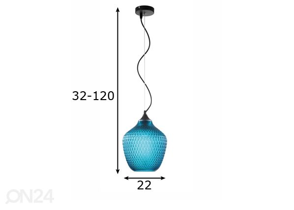 Подвесной светильник Vetro размеры
