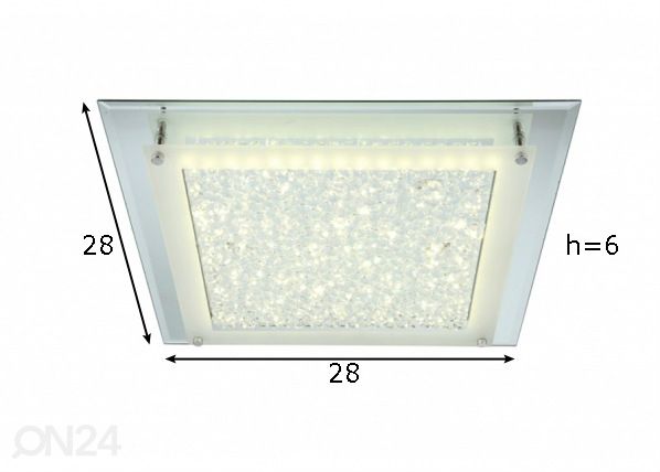 Подвесной светильник Vista размеры