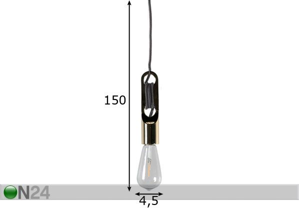 Подвесной светильник Wickle GD размеры