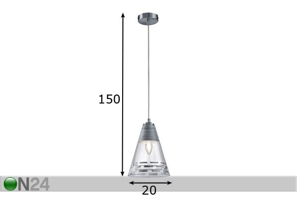 Подвесной светильник Windsor размеры