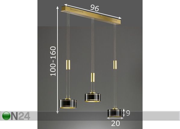 Подвесной LED светильник Lavin размеры
