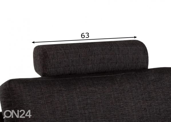 Подголовник на диван Milan размеры