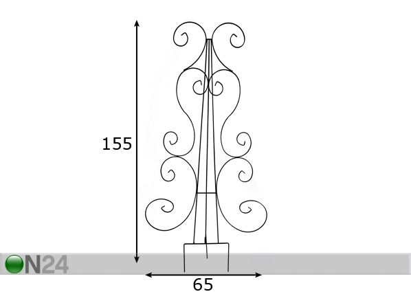 Подставка для цветов Cello размеры