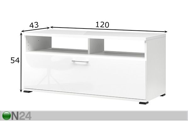 Подставка под ТВ Rio Home, с ящиком размеры