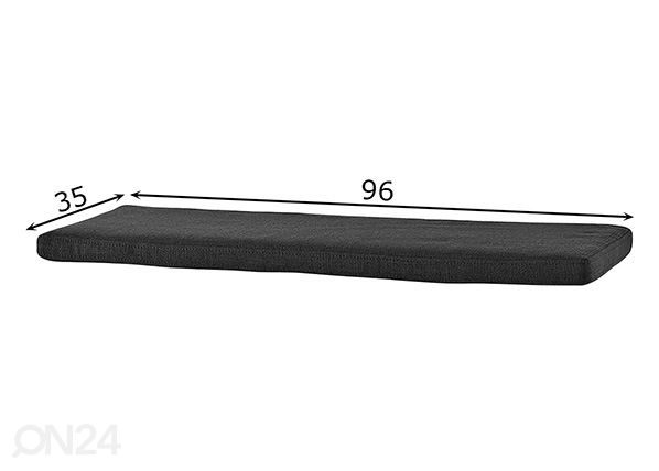 Подушка-подстилка 96x35 cm размеры