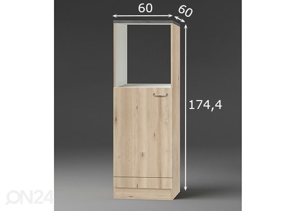 Полувысокий кухонный шкаф Elba 60 cm размеры