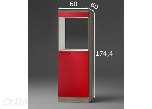Полувысокий кухонный шкаф Imola 60 cm размеры