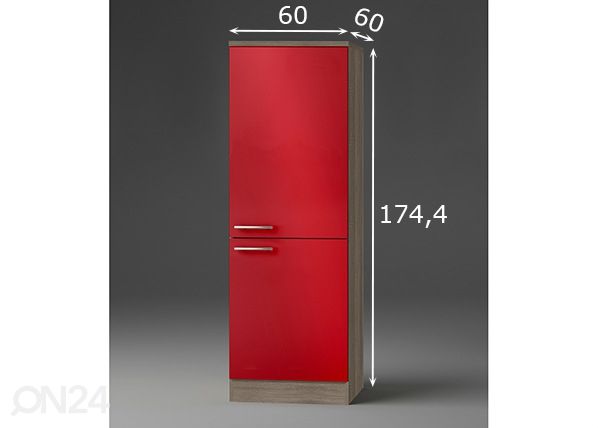 Полувысокий кухонный шкаф Imola 60 cm размеры