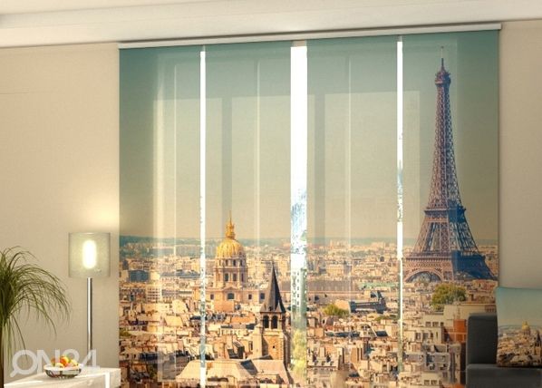 Полузатемняющая панельная штора Morning in Paris 240x240 см