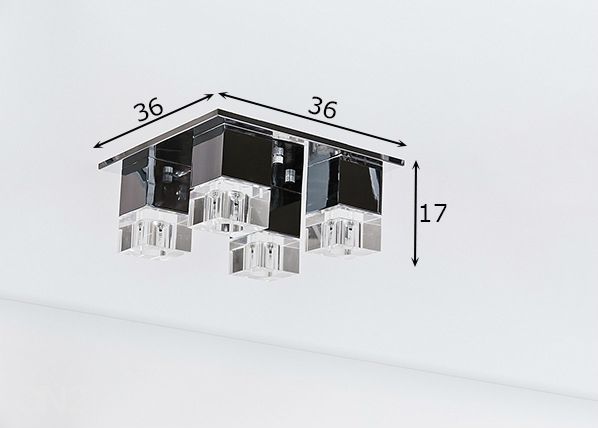 Потолочный светильник Box размеры