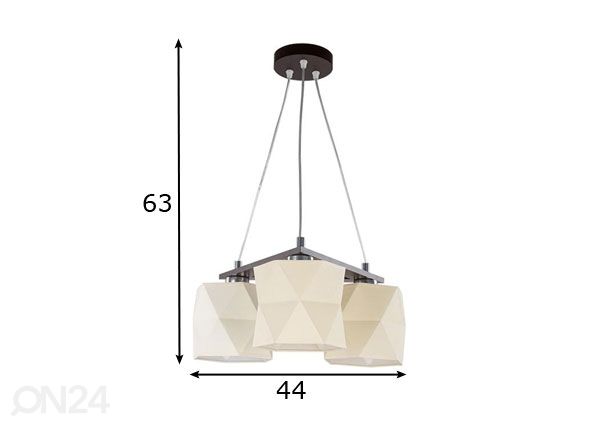 Потолочный светильник Bruno Venge размеры