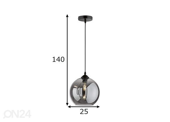 Потолочный светильник Dex LED размеры