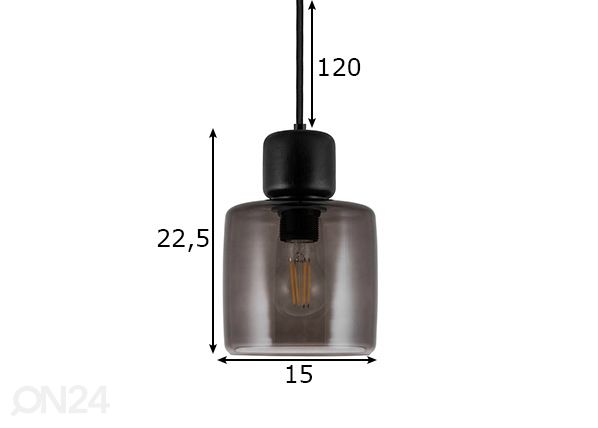 Потолочный светильник Dot 23 размеры