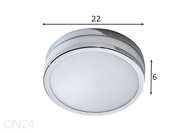 Потолочный светильник Kari Ø22 cm размеры