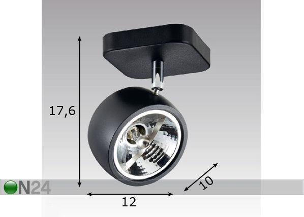 Потолочный светильник Lomo SL1 размеры