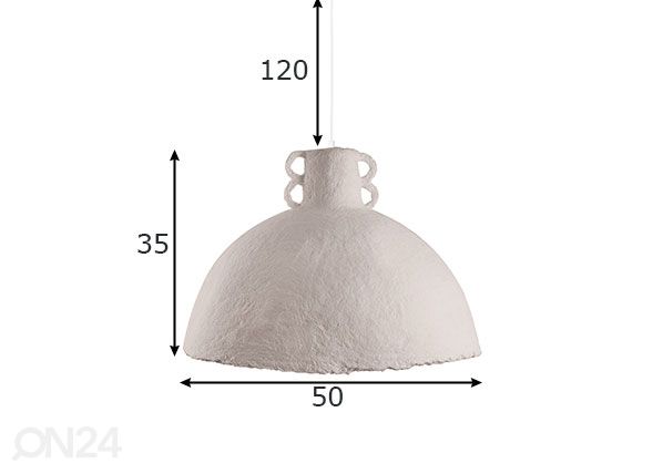 Потолочный светильник Mache 50 размеры