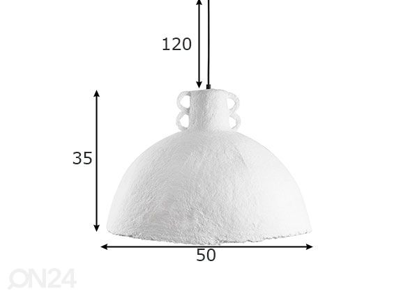 Потолочный светильник Mache 50 размеры