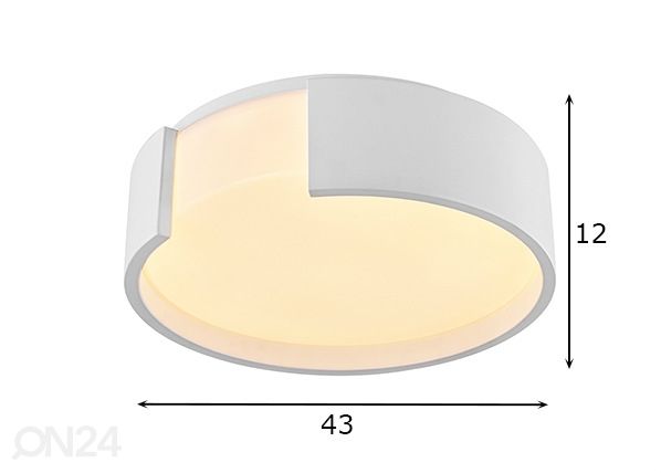 Потолочный светильник Pavia Ø43 cm размеры