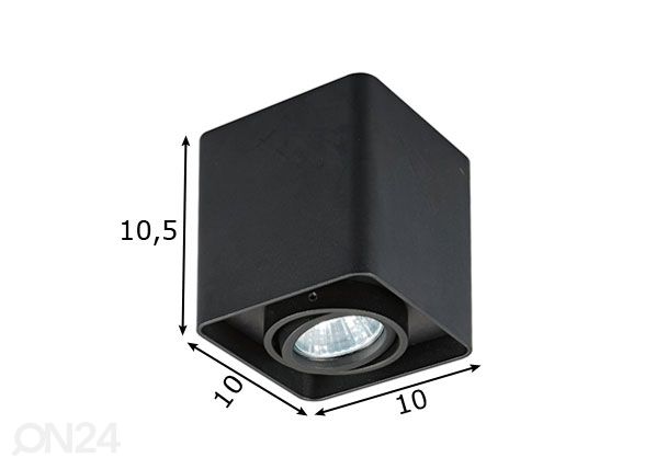 Потолочный светильник Quadry размеры