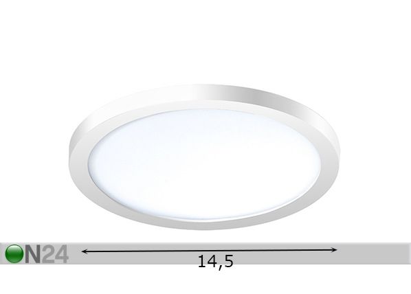 Потолочный светильник Slim round 15 (3000K) размеры