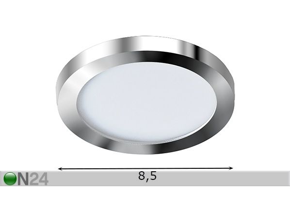 Потолочный светильник Slim round 9 (4000K) размеры