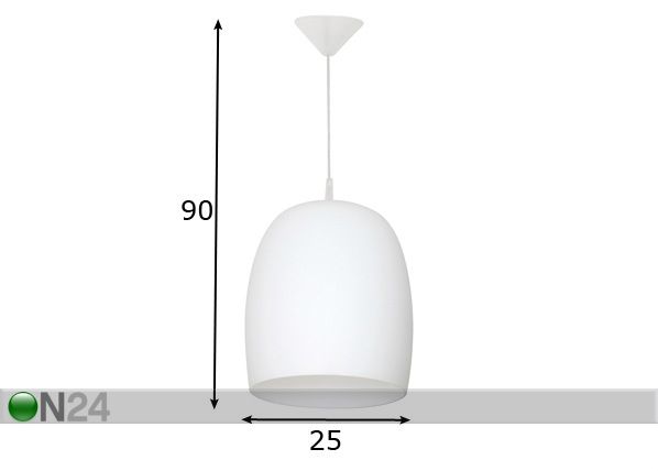 Потолочный светильник Una размеры