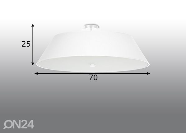 Потолочный светильник Vega 70 cm, белый размеры