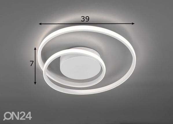 Потолочный светильник Zibal Switch размеры