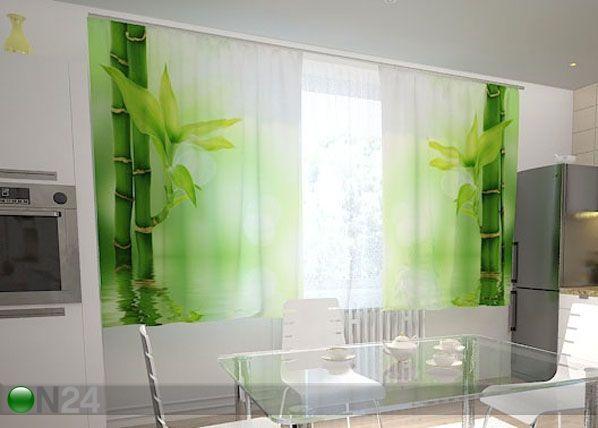 Просвечивающая штора Bamboo leaves 200x120 см