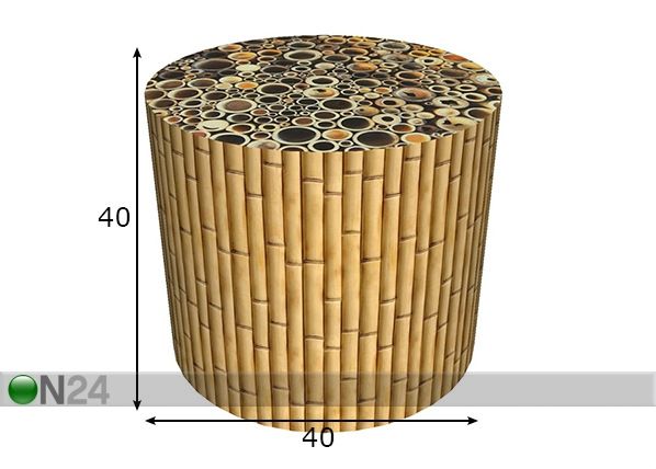 Пуф Bamboo размеры