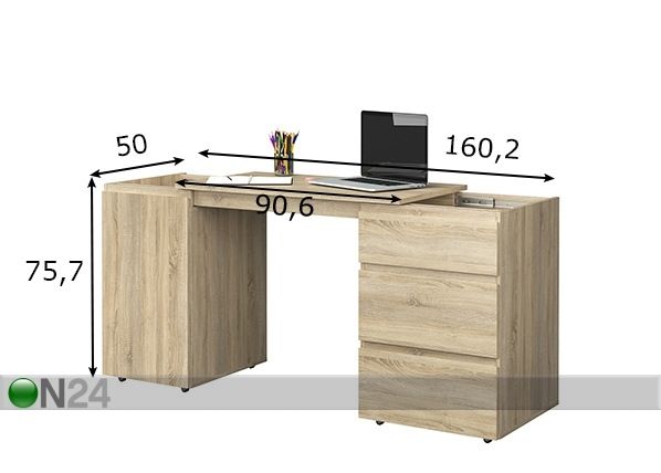 Рабочий стол/ комод размеры
