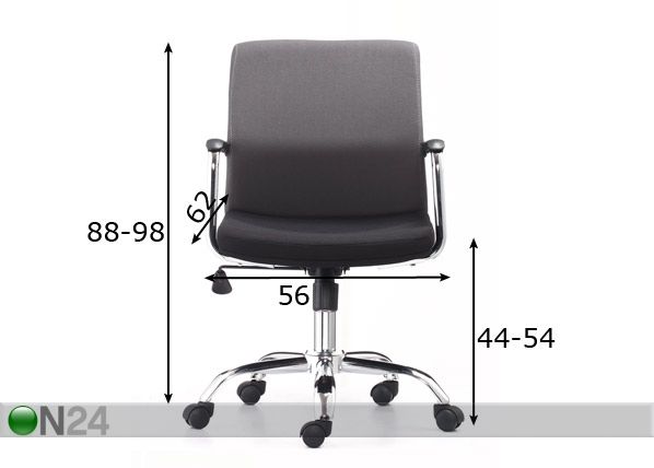 Рабочий стул Angle размеры