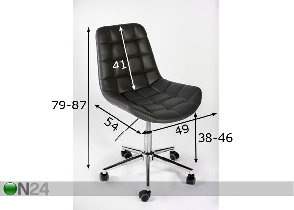 Рабочий стул Barra размеры
