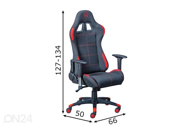 Рабочий стул Gaming размеры