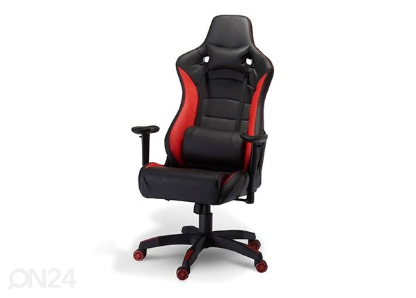 Рабочий стул Gaming de Luxe, чёрный/красный