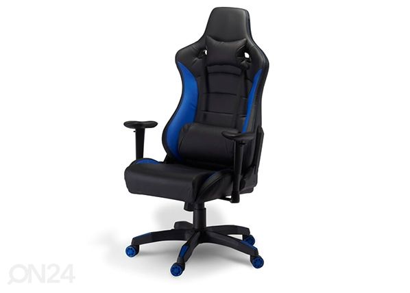 Рабочий стул Gaming de Luxe, чёрный/синий