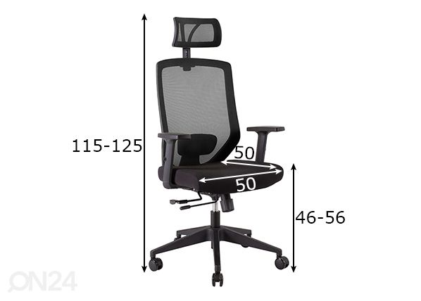 Рабочий стул Joy размеры