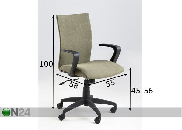 Рабочий стул Space размеры