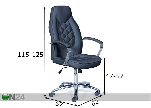 Рабочий стул Tanaro размеры