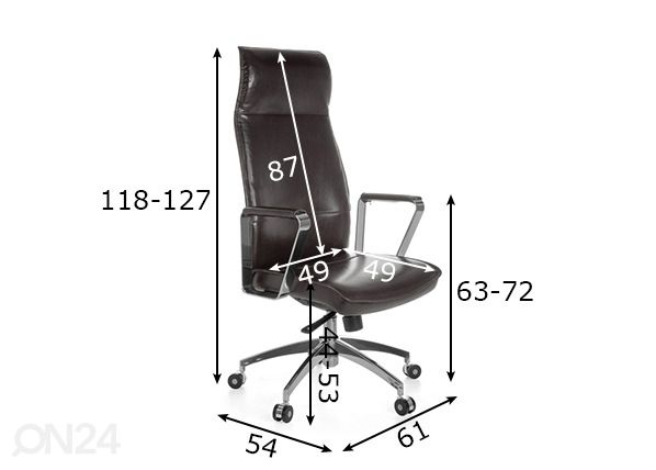 Рабочий стул Verona размеры