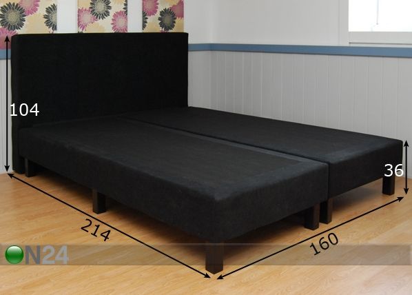 Рама кровати с изголовьем Marriot 160x200 cm размеры
