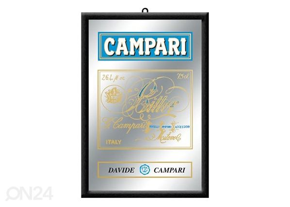 Рекламное зеркало в ретро-стиле Campari 30x20 см