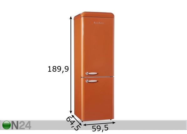 Ретро-холодильник Schaub Lorenz SL300O-CB размеры